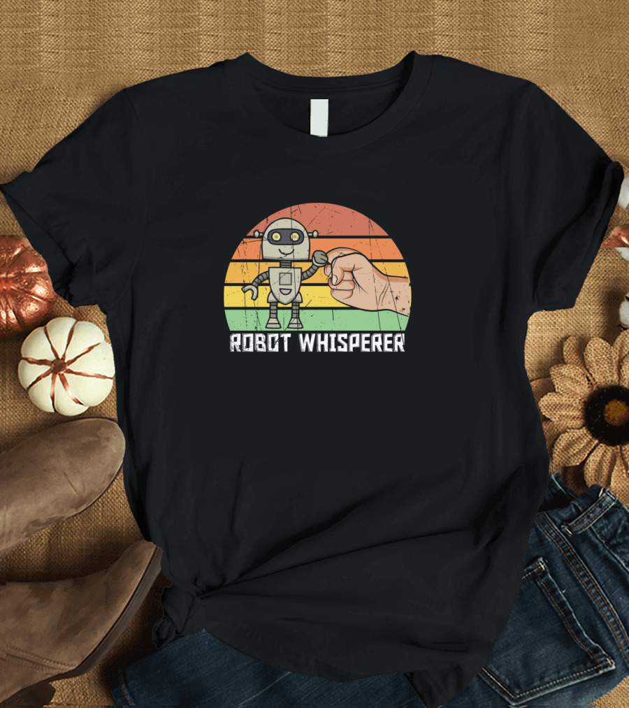 Robot Whisperer Fist Bump T-Shirt