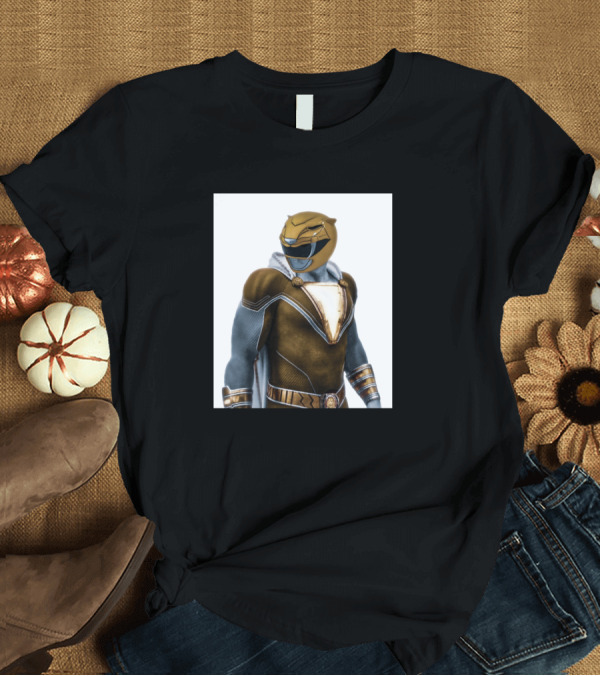 T-Shirt: Shazam Yellow Power Ranger Mashup T-Shirt Shazam Yellow Power Ranger Mashup T-Shirt