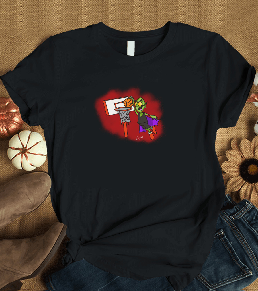 Slam Dunk Vampire Basketball Monster T-Shirt