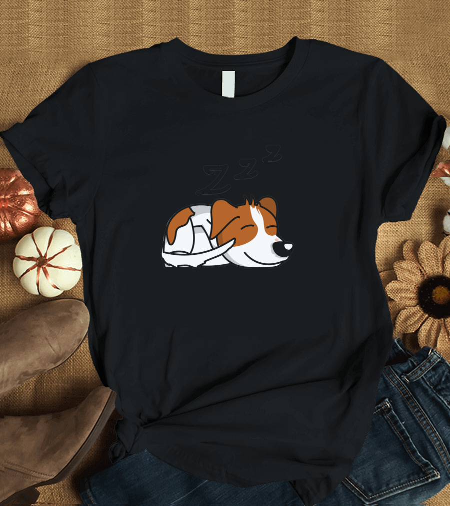 Sleeping Jack Russell Zzz T-Shirt