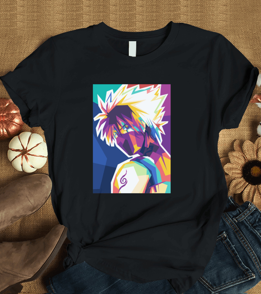 Hatake Kakashi Colorful Pop T-Shirt