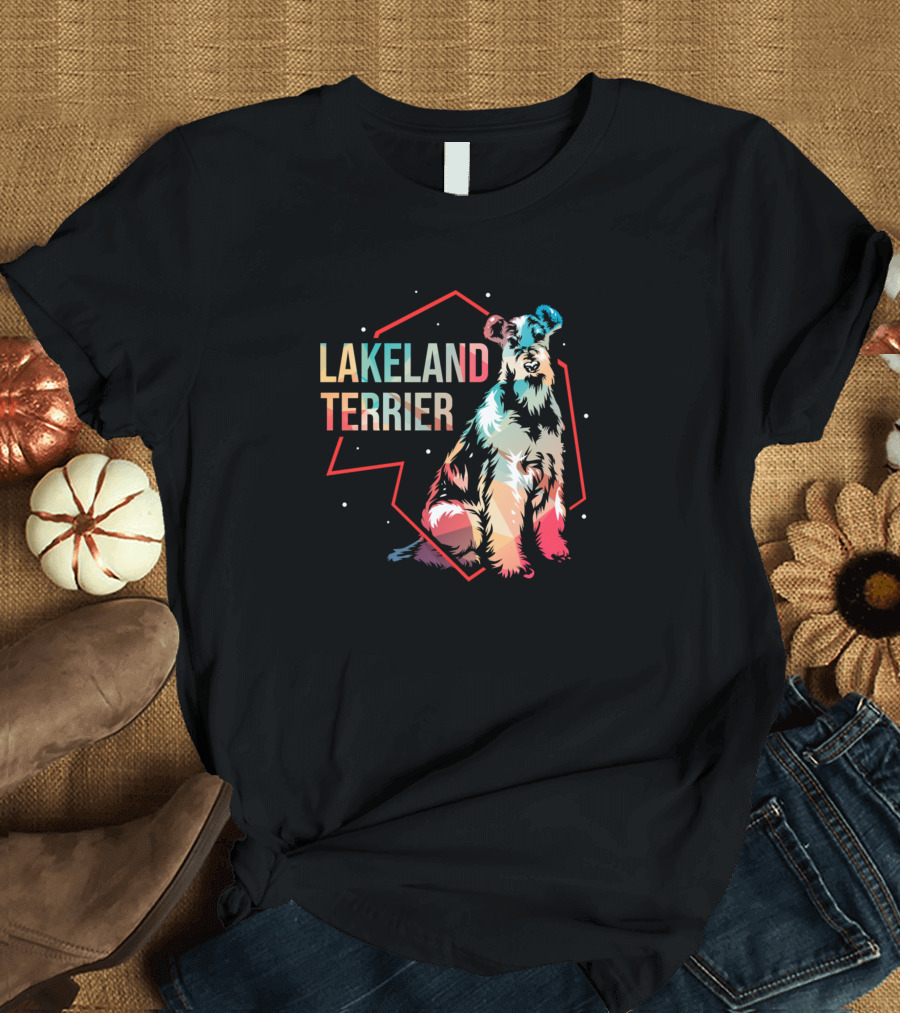 Lakeland Terrier Colorful Dog488 T-Shirt