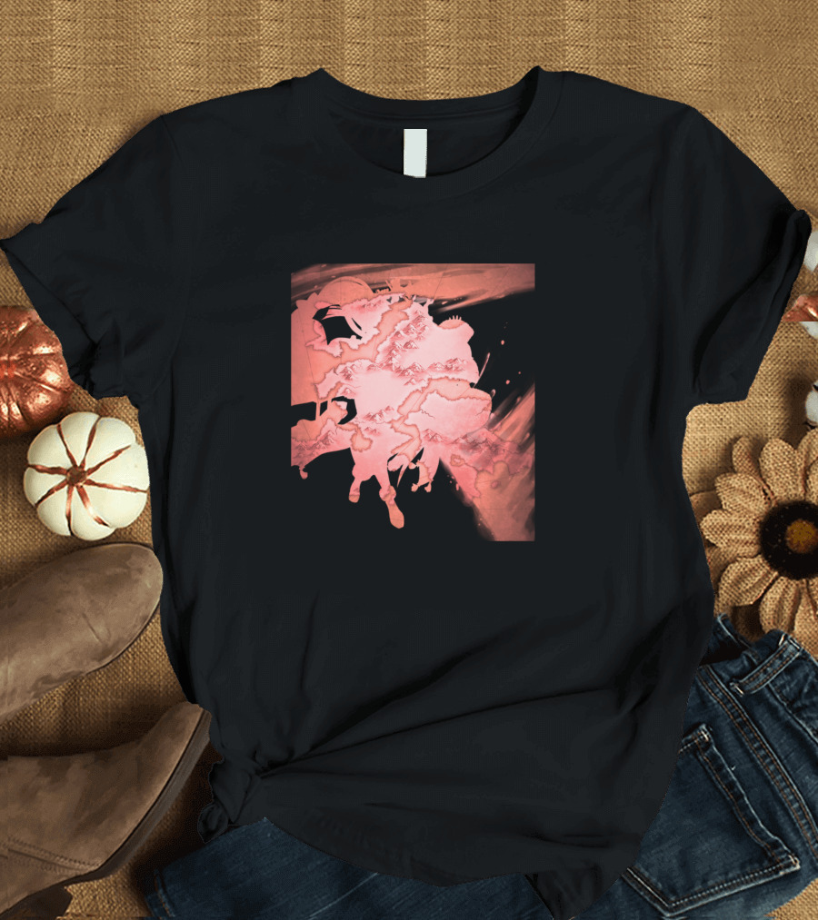 Altina Cross Time Duo Abstract Pink Map T-Shirt