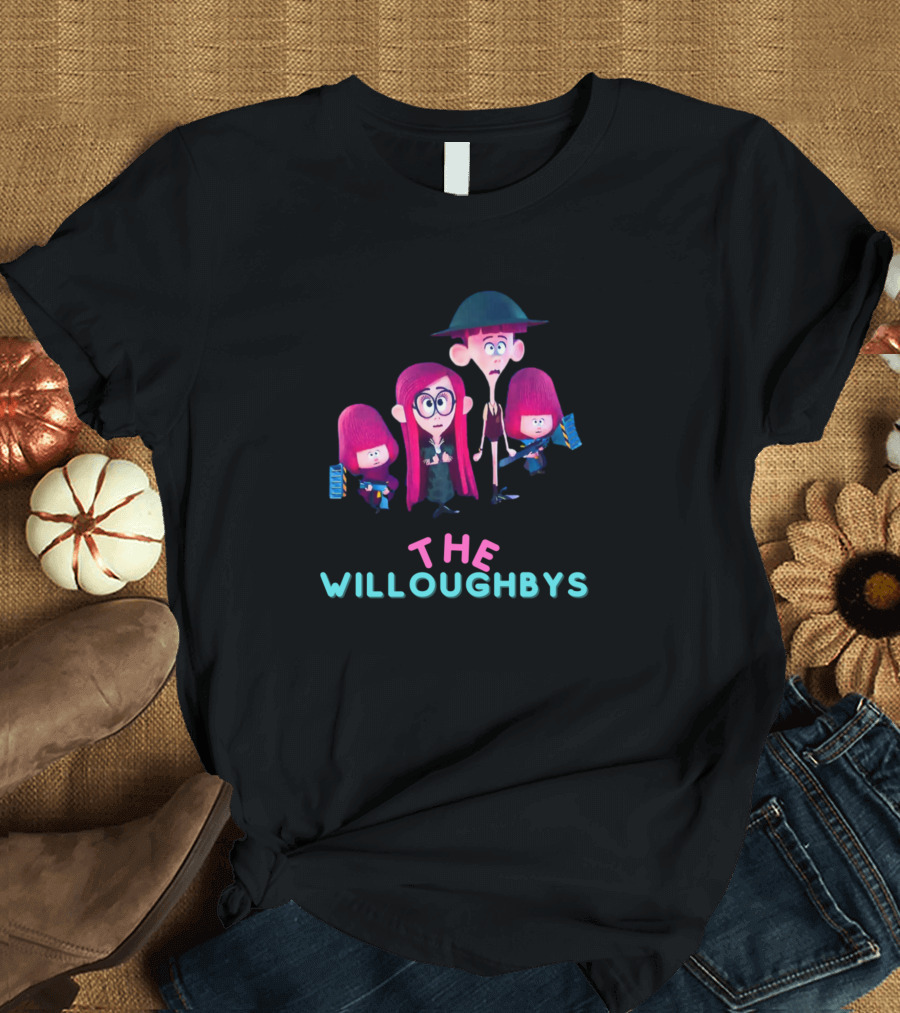 THE WILLOUGHBYS Family Characters T-Shirt