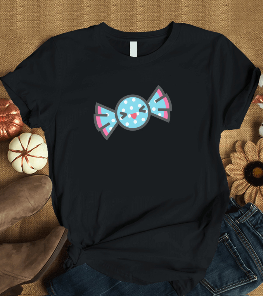 Sweet Candy Happy Polka Dot Face T-Shirt
