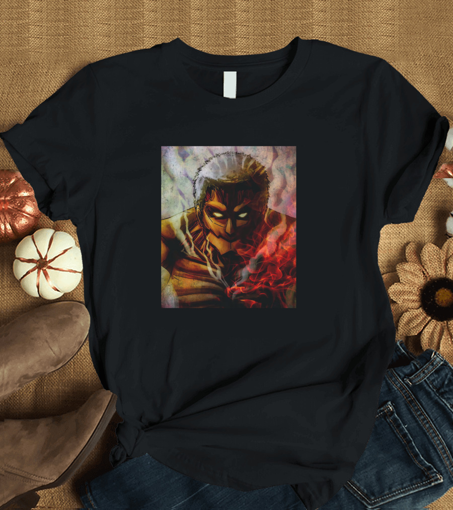 Armored Titan Attack on Titan Fiery Transformation T-Shirt
