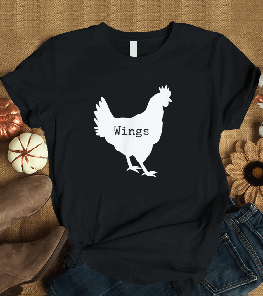 King of the Wings Funny Chicken Wing Lovers Wings T-Shirt