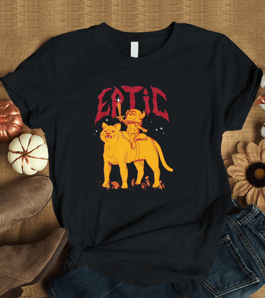Eptic Snagglepuss Astronaut Tigress Adventure Winter Collection T-Shirt