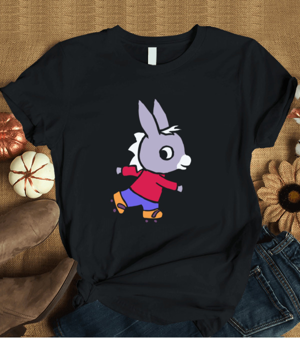 T-Shirt: Trotro Roller Skating Donkey Character T-Shirt Trotro Roller Skating Donkey Character T-Shirt