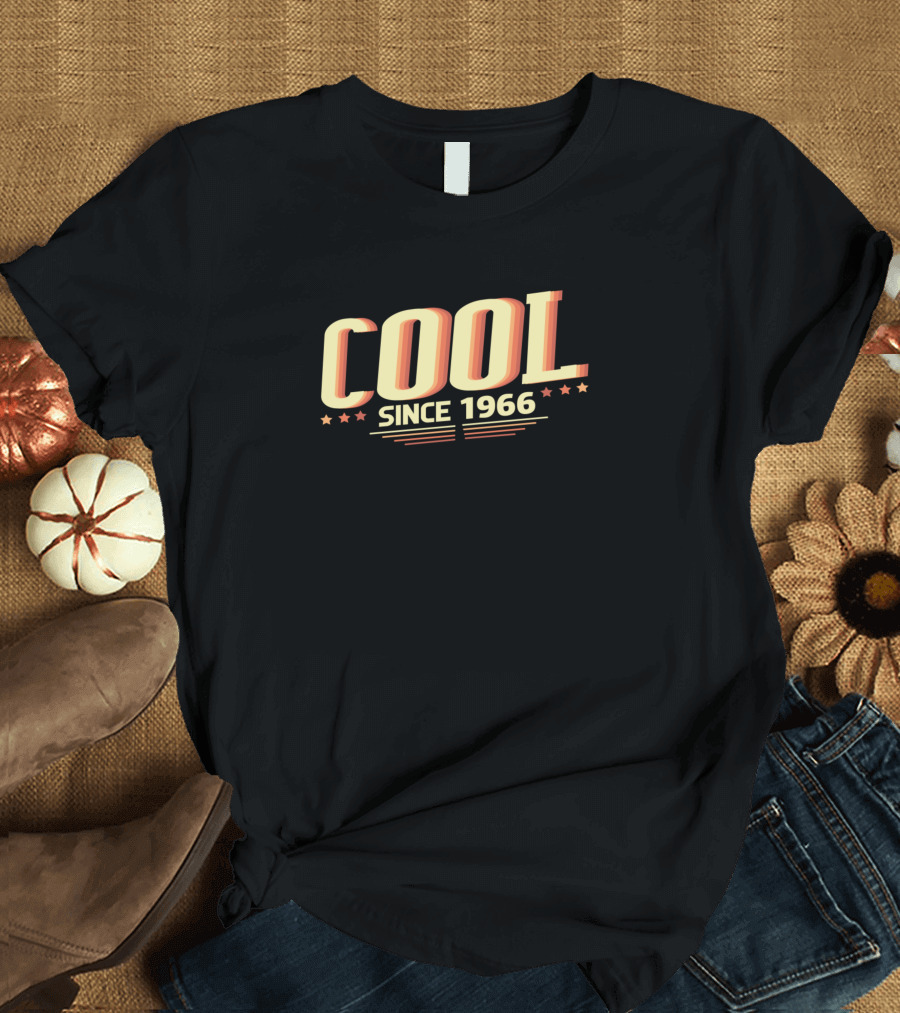 Cool Since 1966 Retro Style Vintage Birthday T-Shirt