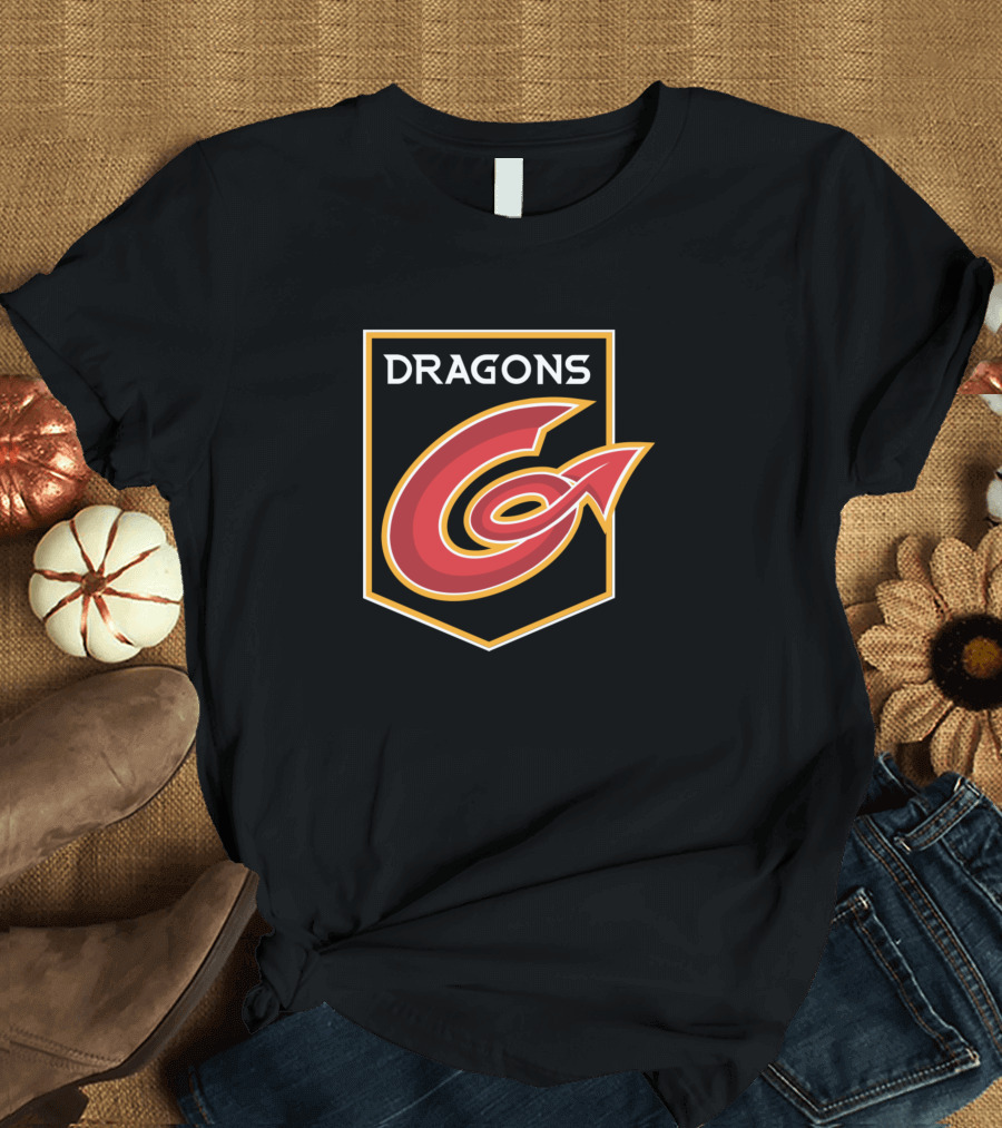 Dragons Rugby Badge Emblem T-Shirt