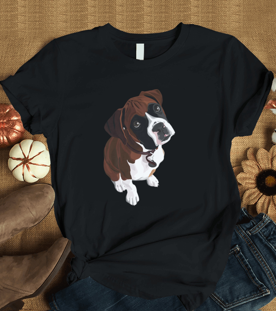 I Love My Boxer Dog Sweet Canine Companion T-Shirt