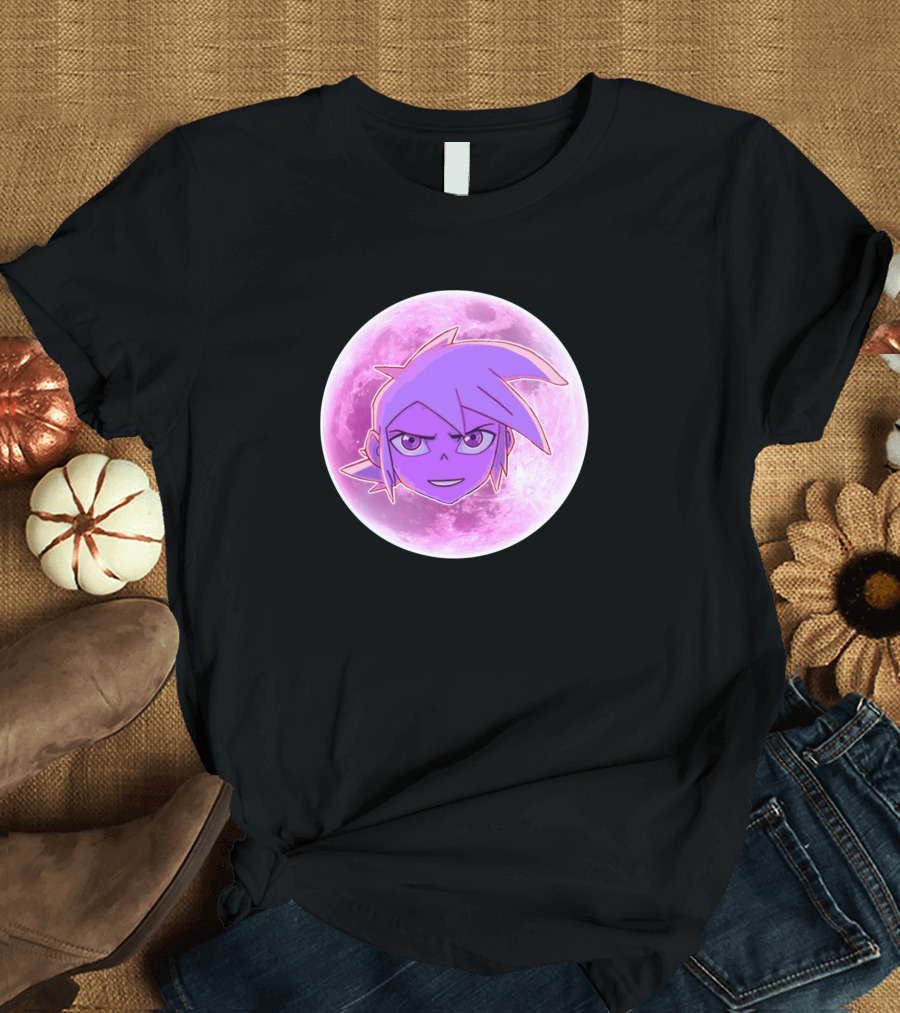 Kipo and the Age of Wonderbeasts Purple Moon Face T-Shirt