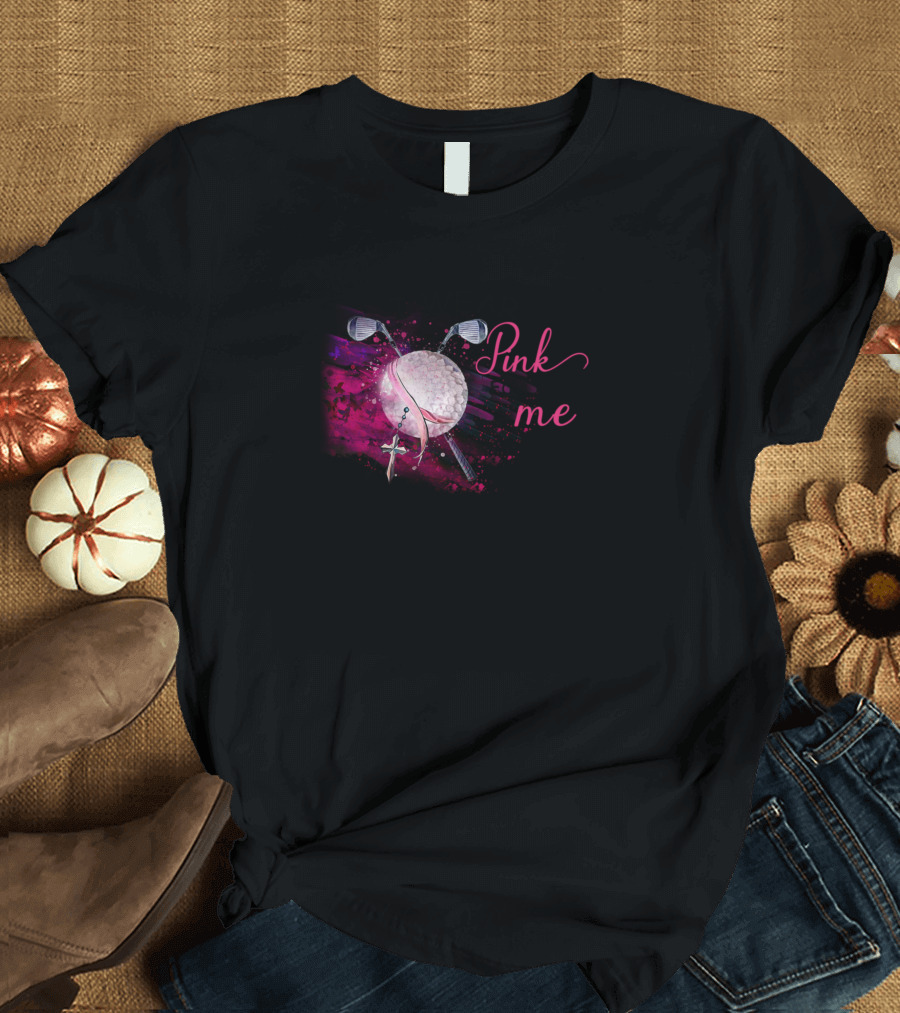 I Wear Pink for Me James 1:2-4 Golf Breast Cancer T-Shirt