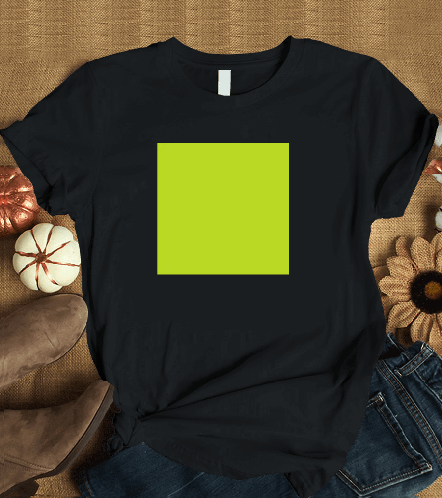 Yellow Green Square T-Shirt