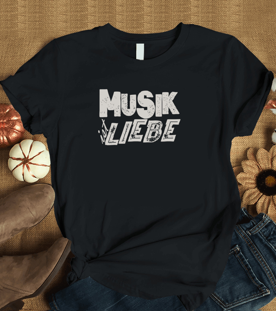 Musik Ist Liebe Vintage T-Shirt