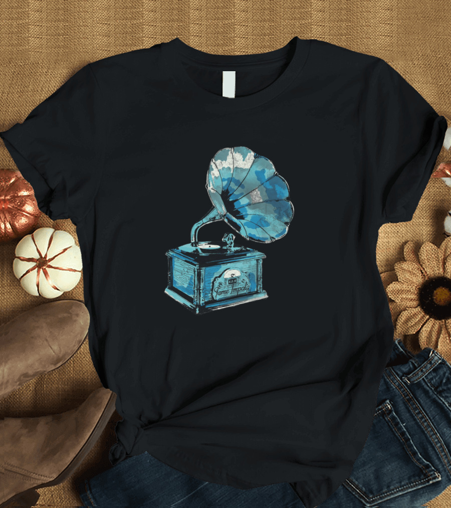 Tame Impala Gramophone Blue Clouds T-Shirt
