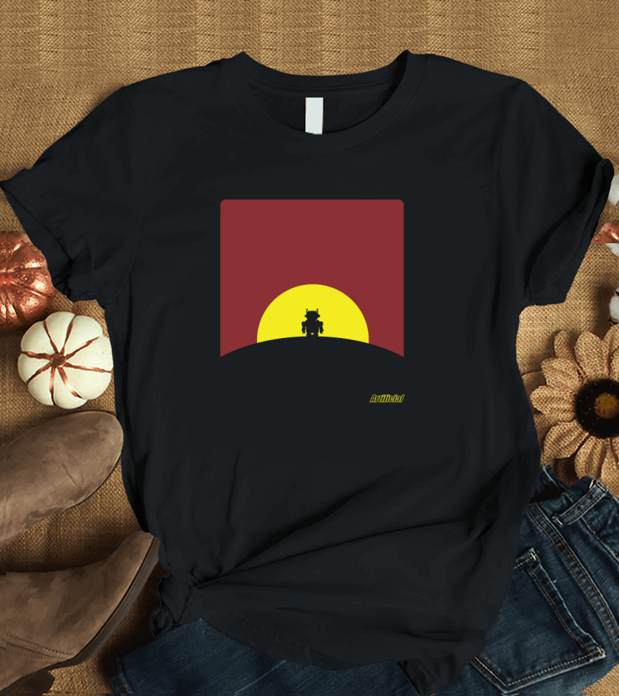 Artificial Sunset Robot T-Shirt
