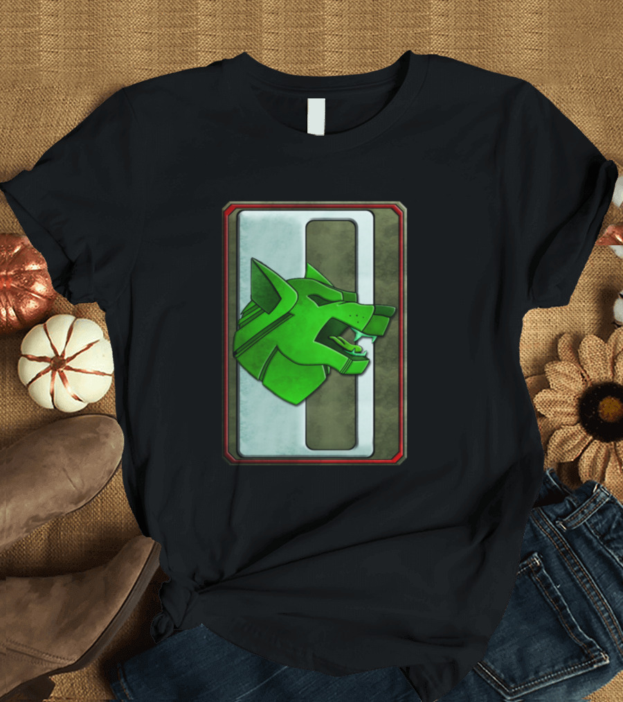 Battletech Clan Jade Wolf Emblem T-Shirt