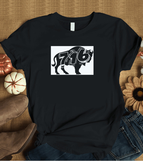 T-Shirt: Buffalo 716 Graphic Buffalo T-Shirt Buffalo 716 Graphic Buffalo T-Shirt