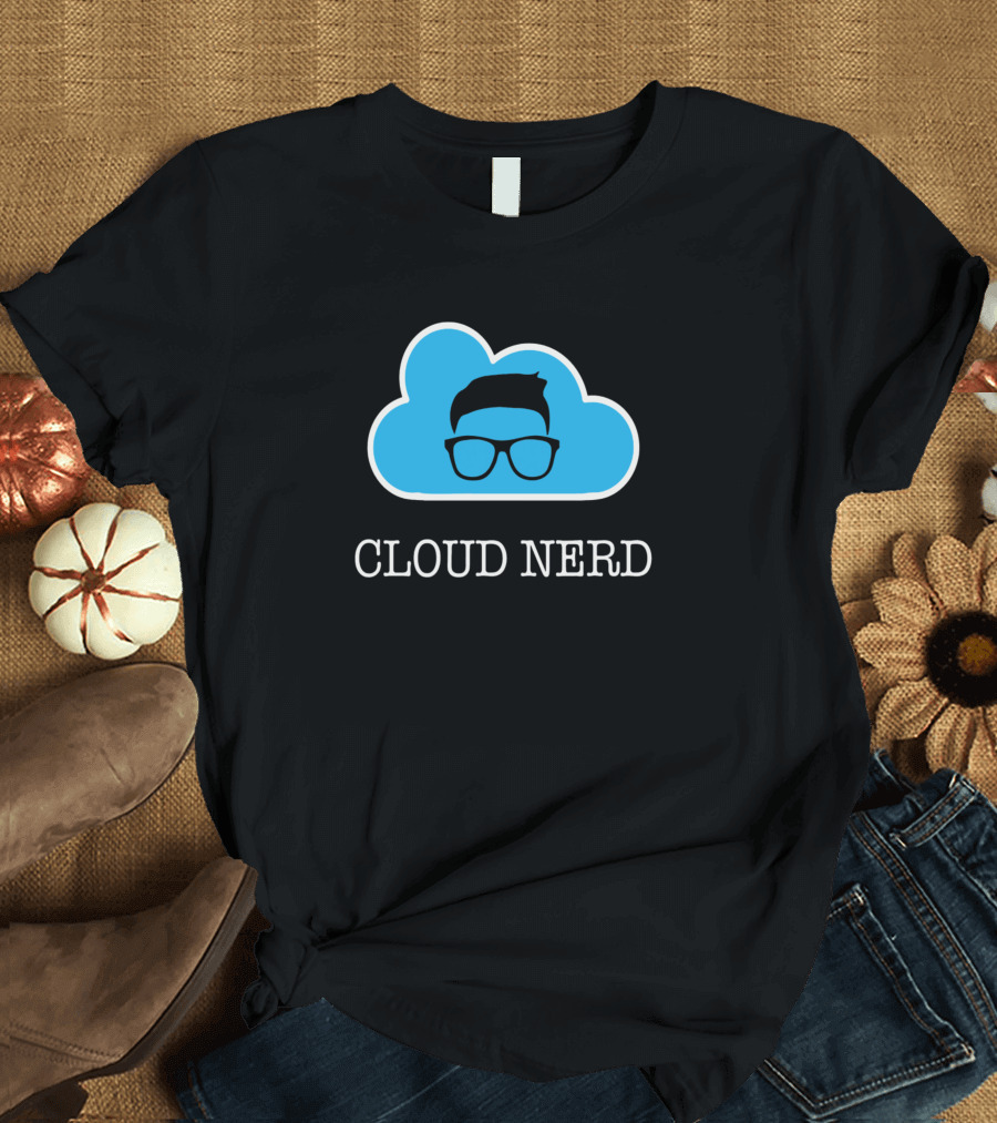 Cloud Nerd Funny Programmer Glasses T-Shirt
