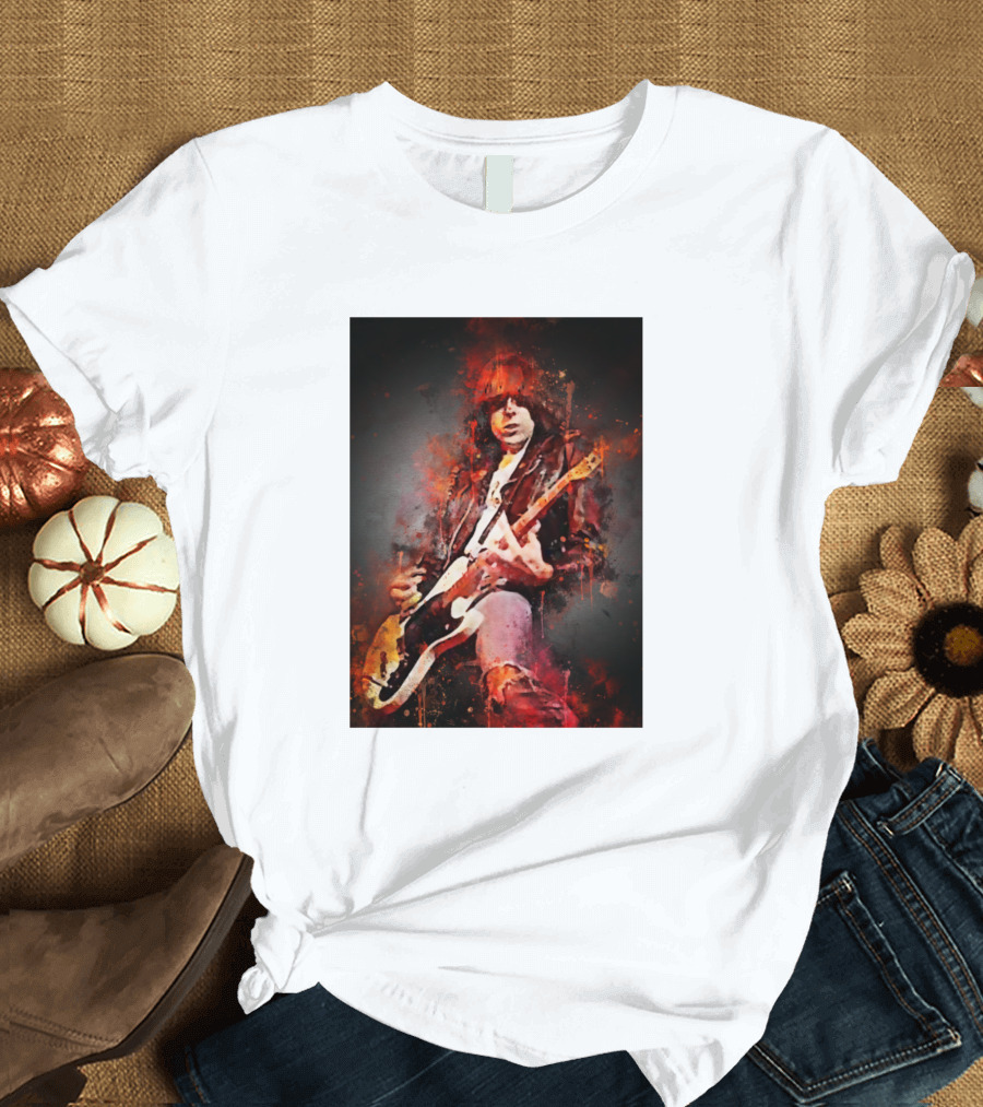 Johnny Ramone Electric Guitar Burst T-Shirt