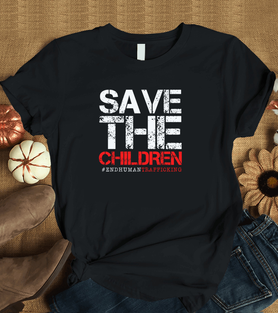 Save The Children End Human Trafficking Vintage T-Shirt