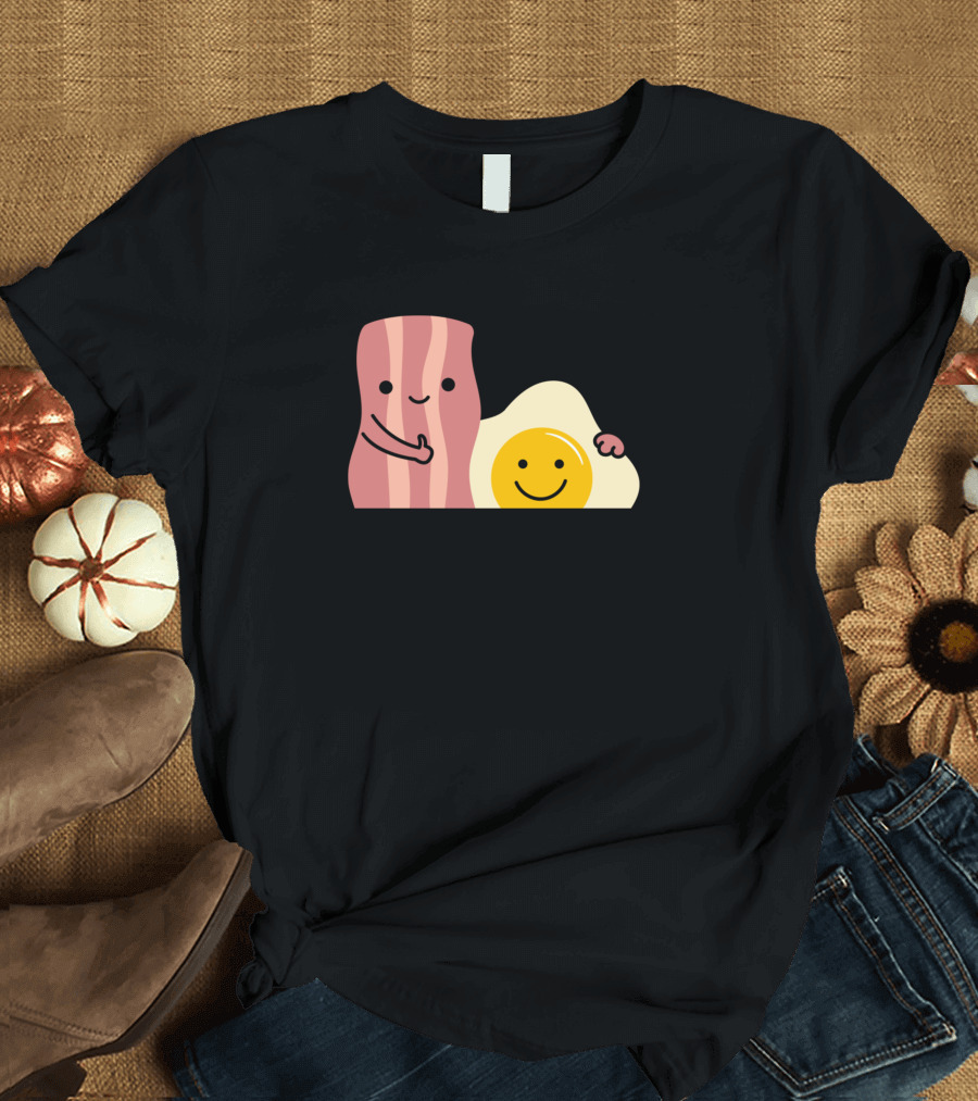 Bacon Eggs Best Friends Breakfast Buddies T-Shirt