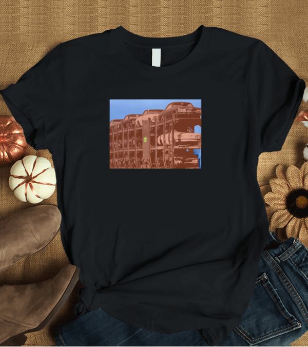T-Shirt: Corvair Train Car Transport T-Shirt Corvair Train Car Transport T-Shirt