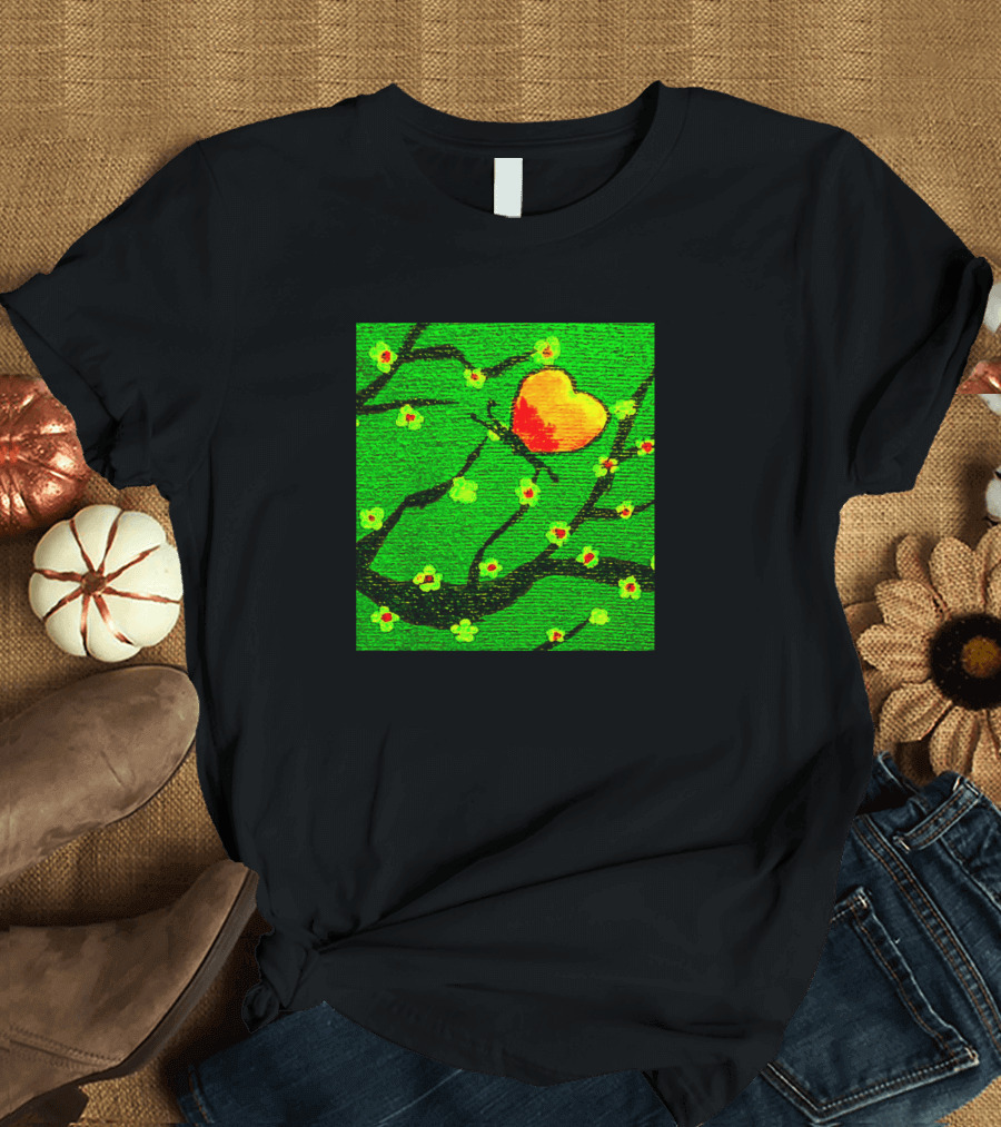 Love Tree Heart Blossom Branches T-Shirt