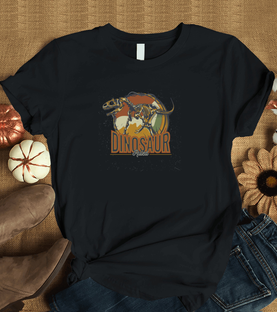 Dinosaur Ruled Dinosaur Aged Bones T-Shirt
