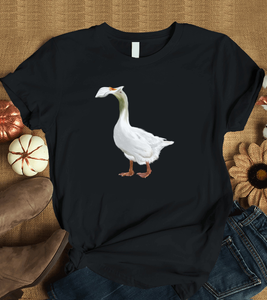 Goose with Calla Lily Beak T-Shirt