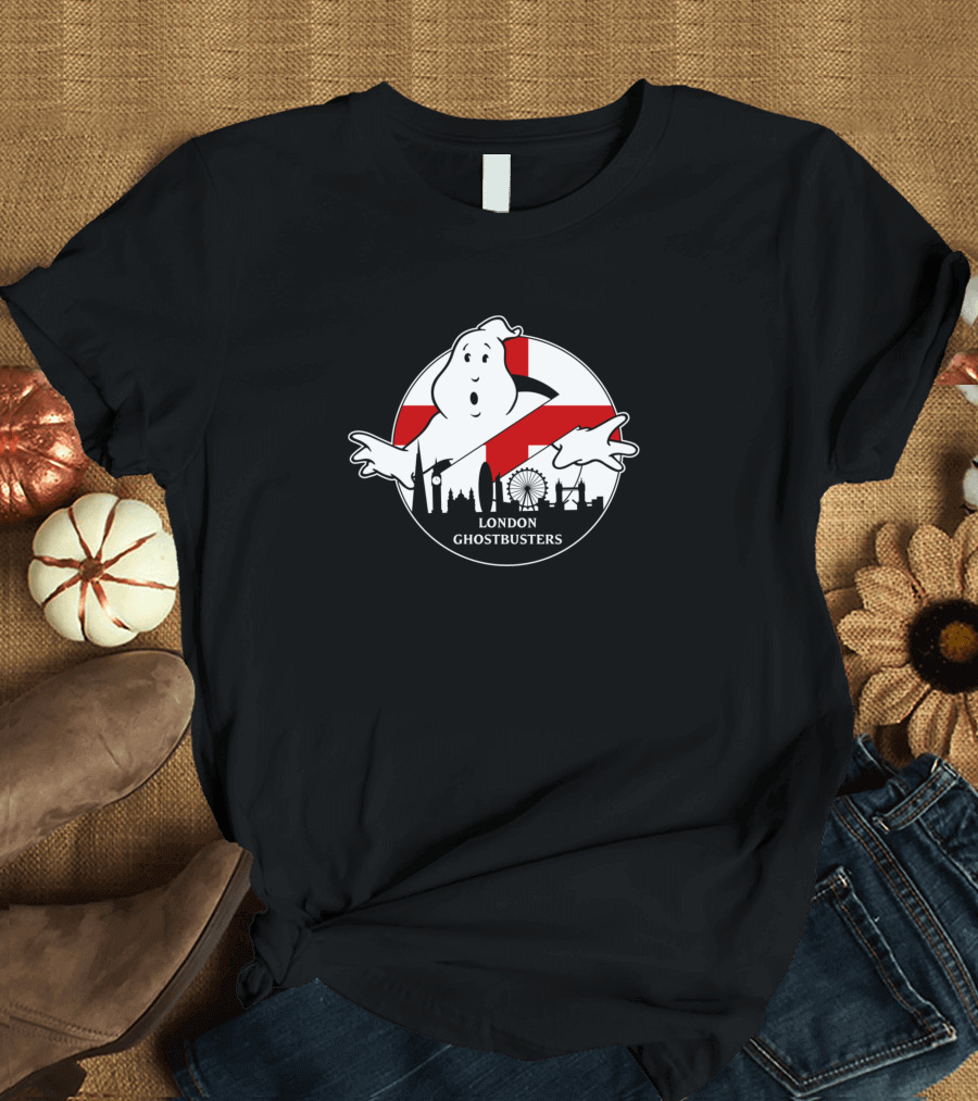 London Ghostbusters St George's Cross Skyline Emblem T-Shirt