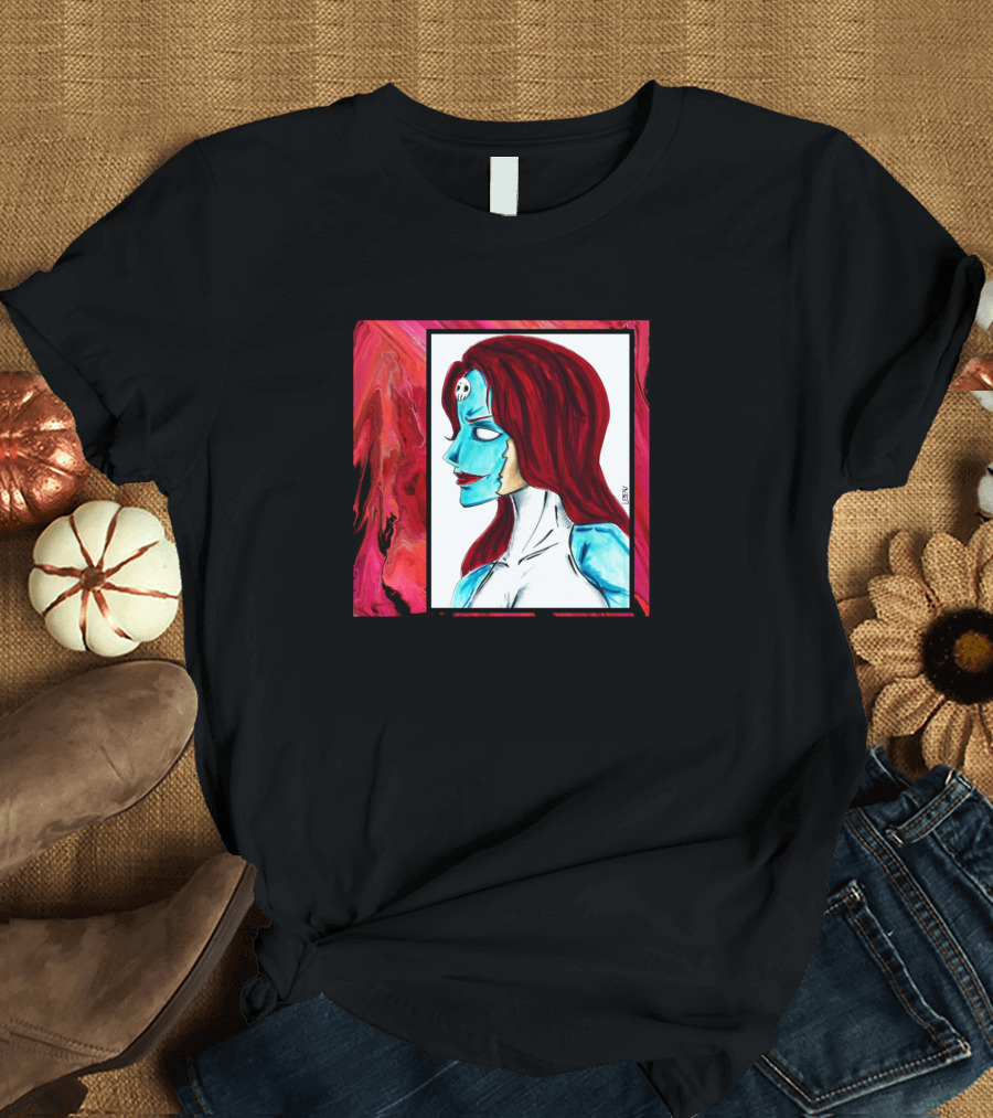 Raven Darkholme Mystique Red and Blue Artistic T-Shirt
