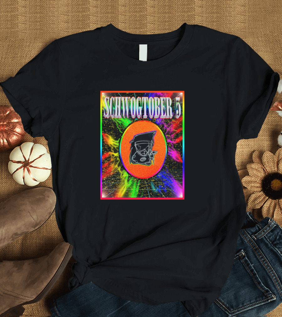 SCHWOGTOBER 5 Rainbow Cosmic T-Shirt