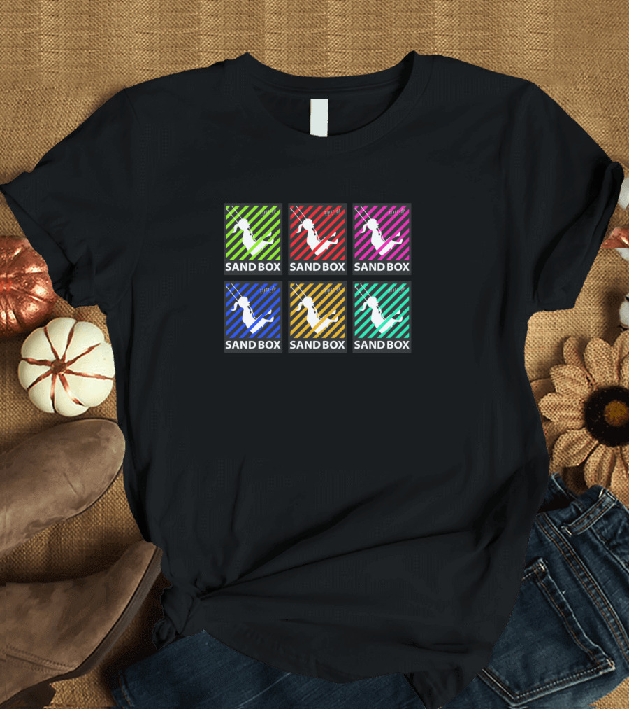 Start Up Kdrama Sandbox Colorful Silhouette Logo Pack T-Shirt