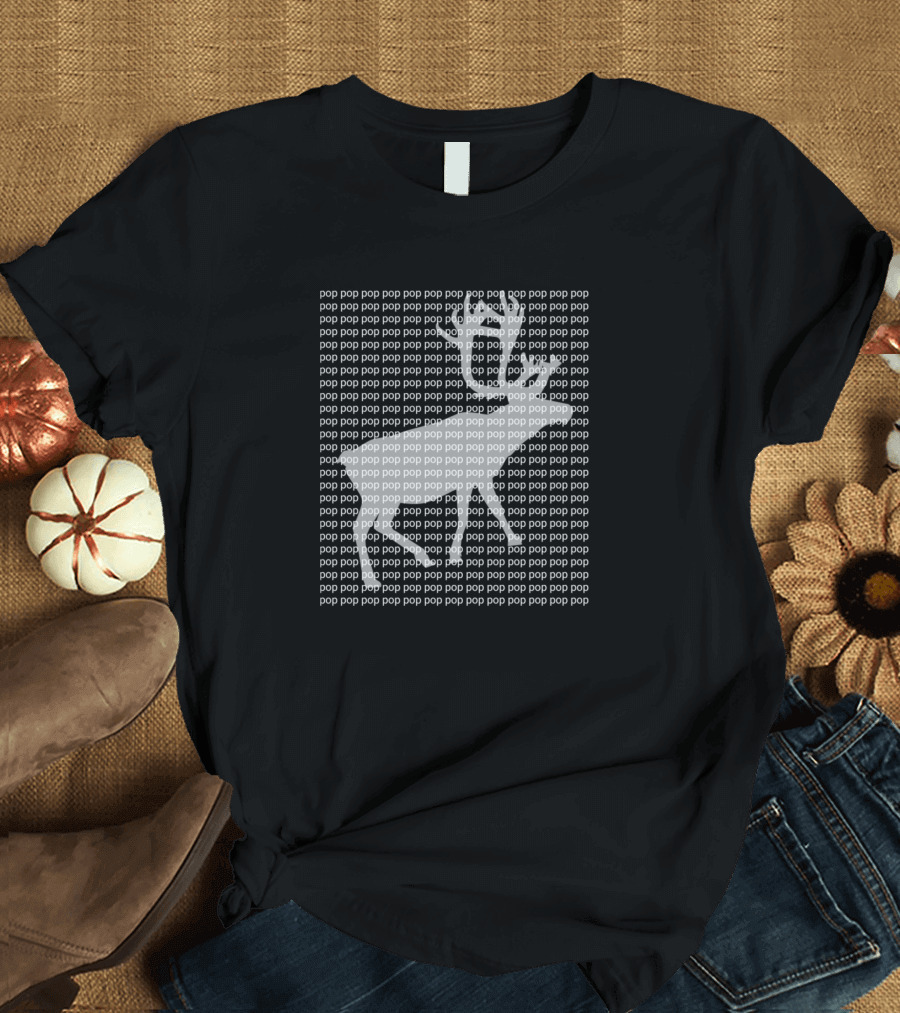 Pop Art Style Deer Optical Illusion T-Shirt
