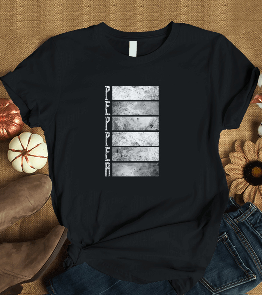 PEPPER And Salt Couple Grunge T-Shirt
