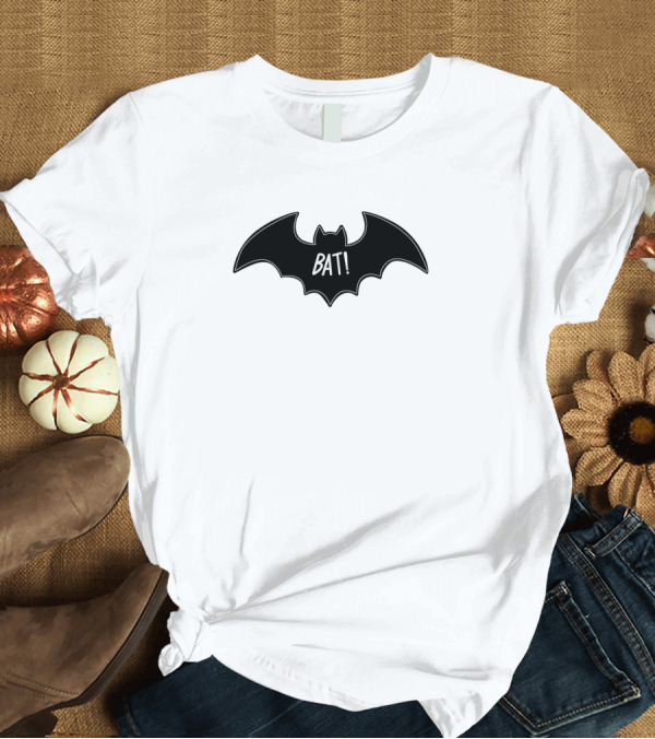 T-Shirt: BAT Bat Silhouette Icon Classic T-Shirt BAT Bat Silhouette Icon Classic T-Shirt