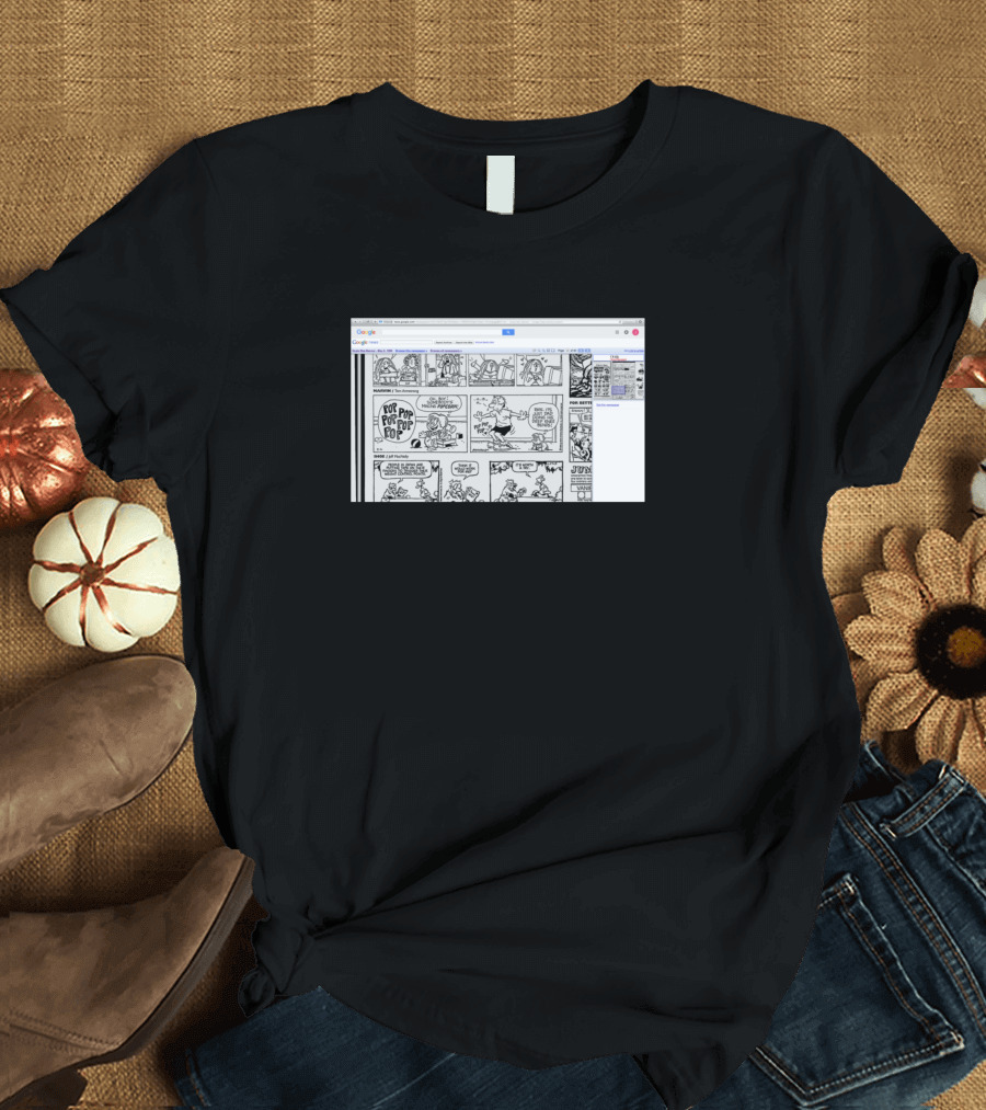 Munsters Vintage Comedy Pop Art Classic TV Comics T-Shirt