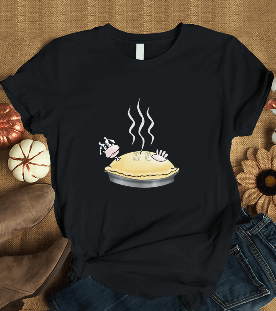 Cowpie 12 Salty Heifers Farm Cow Pie Cartoon T-Shirt
