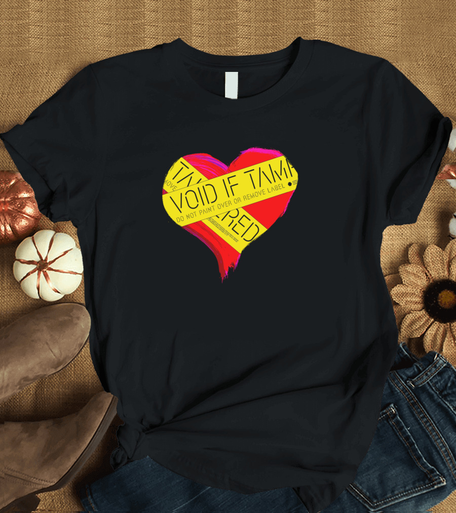 Death Stranding Void If Tampered Heart Do Not Remove Label T-Shirt