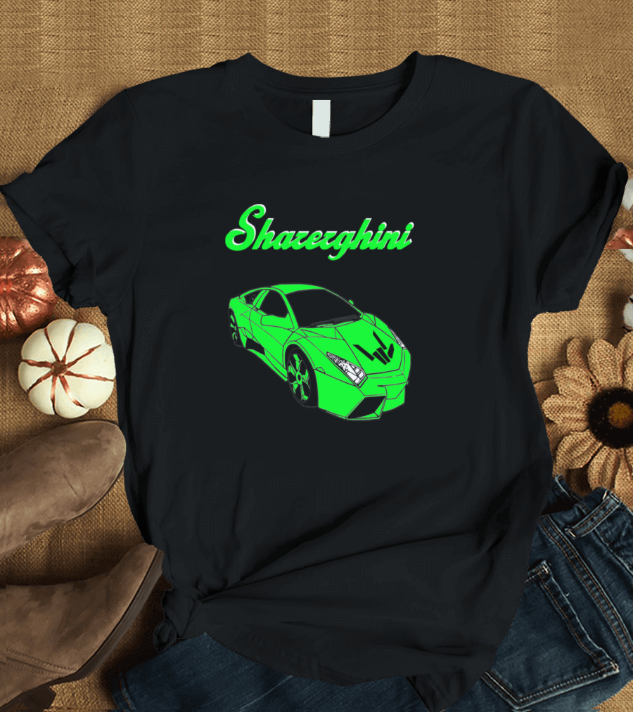 Shazerghini Green Car T-Shirt