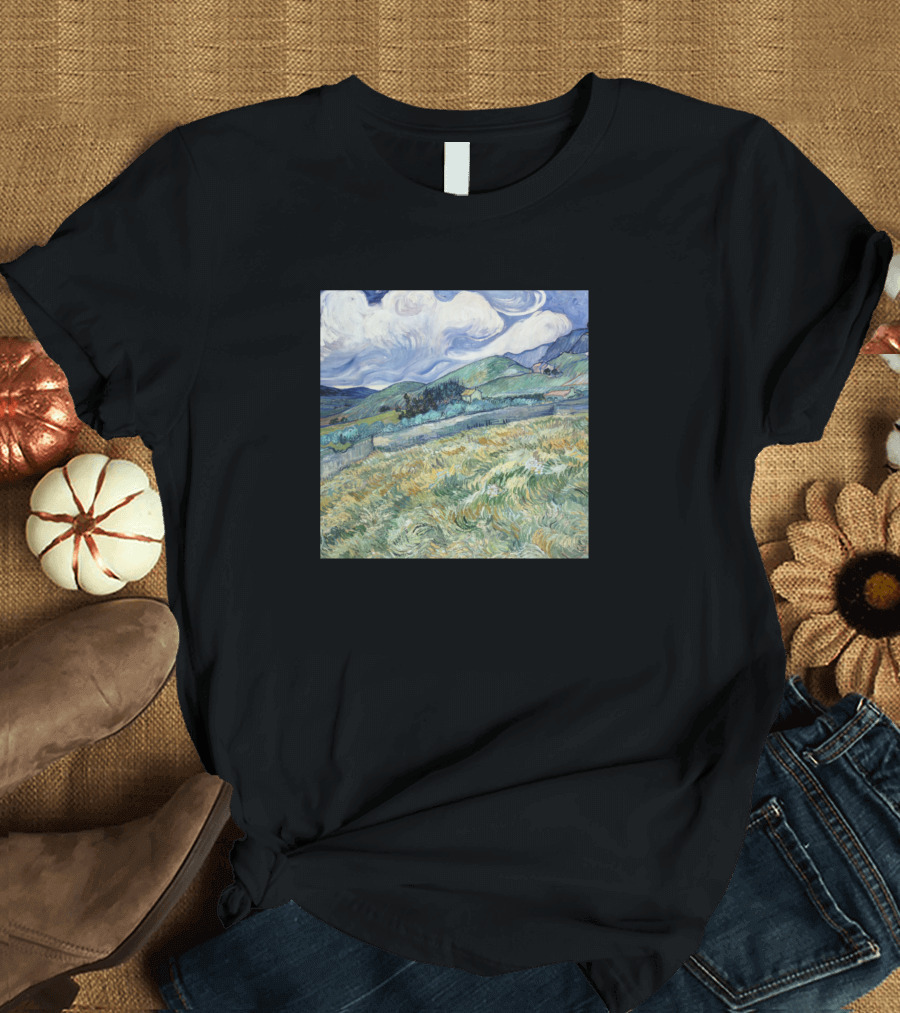 Vincent Van Gogh Wheat Field Fun Neck Gaiter T-Shirt