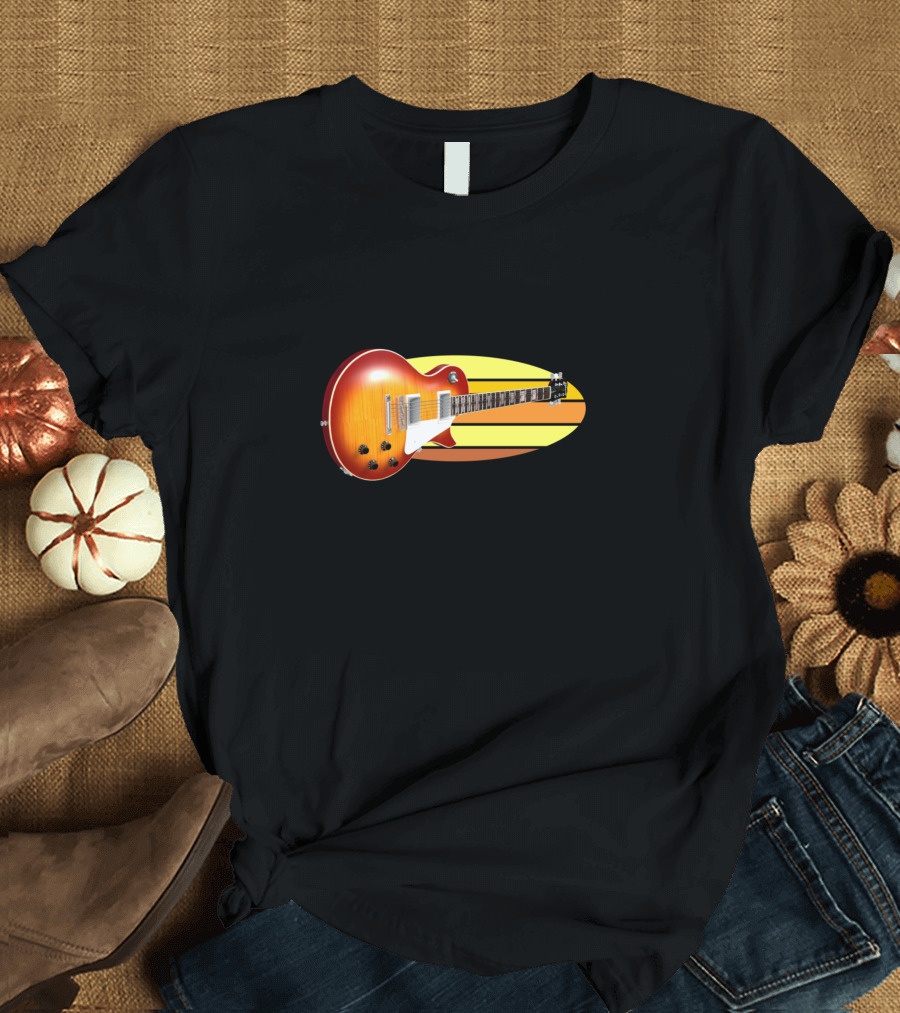 ROCK STAR Electric Guitar Sunburst T-Shirt