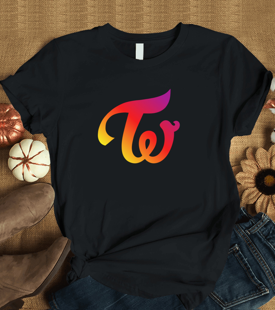 Twice Logo Gradient T-Shirt