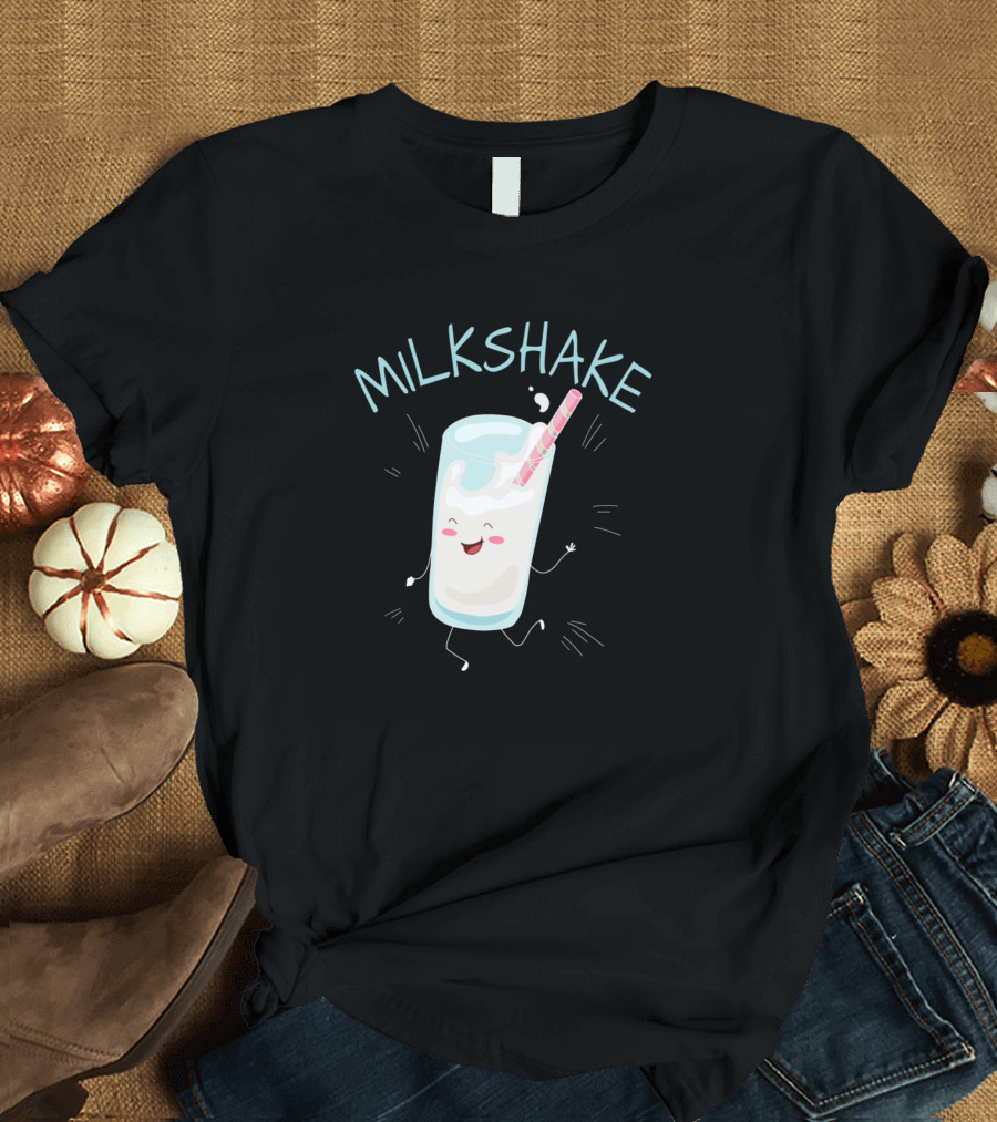 Milkshake Cute Funny Pun Joke T-Shirt