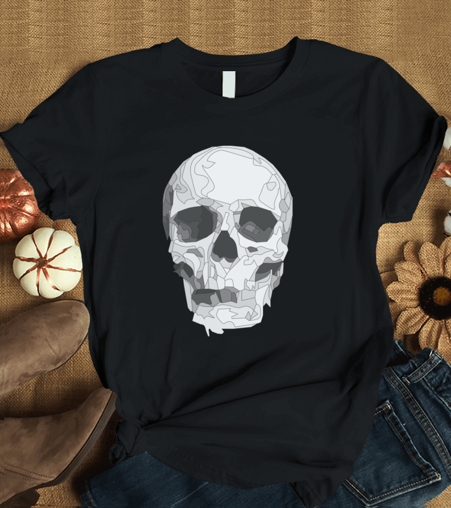 Skull Greyscale T-Shirt