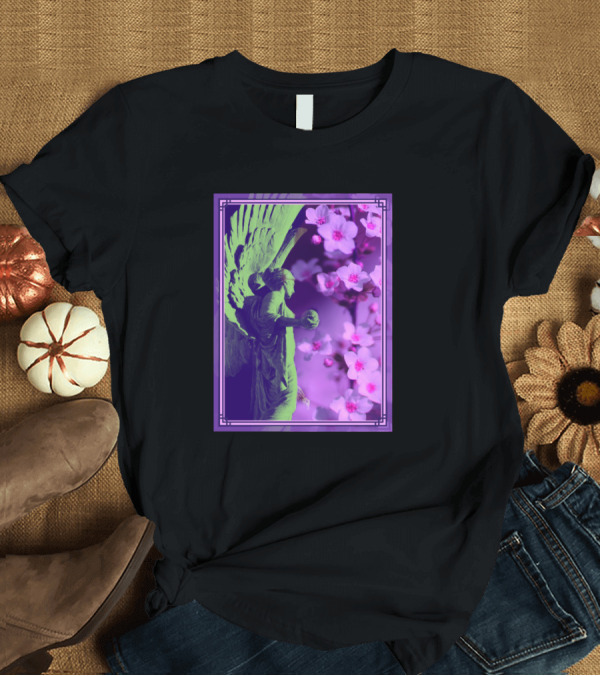 T-Shirt: Patina Angel Cherry Blossoms T-Shirt Patina Angel Cherry Blossoms T-Shirt