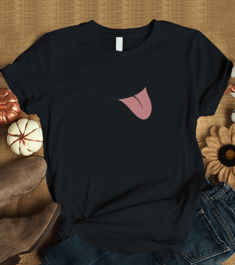 Smiley With Tongue Out Face T-Shirt